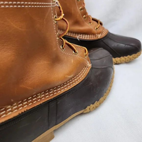 L.L. Bean Brown and Black Rain & Snow Boots with Waterproof  display picture 3